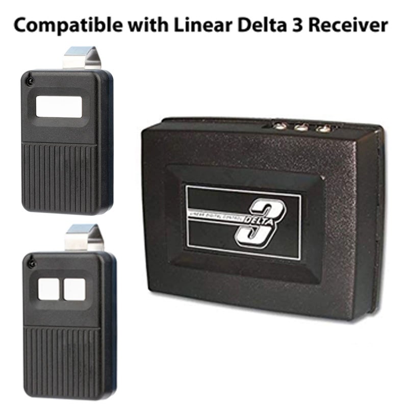 GARAGE STOP 2 Garage Door Remotes for Linear Delta 3 DT-2A DNT00017A - Image 3